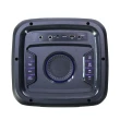Caixa de Som Amplificada Bluetooth Portátil Gallant 750W Lights Colors Swich Bivolt